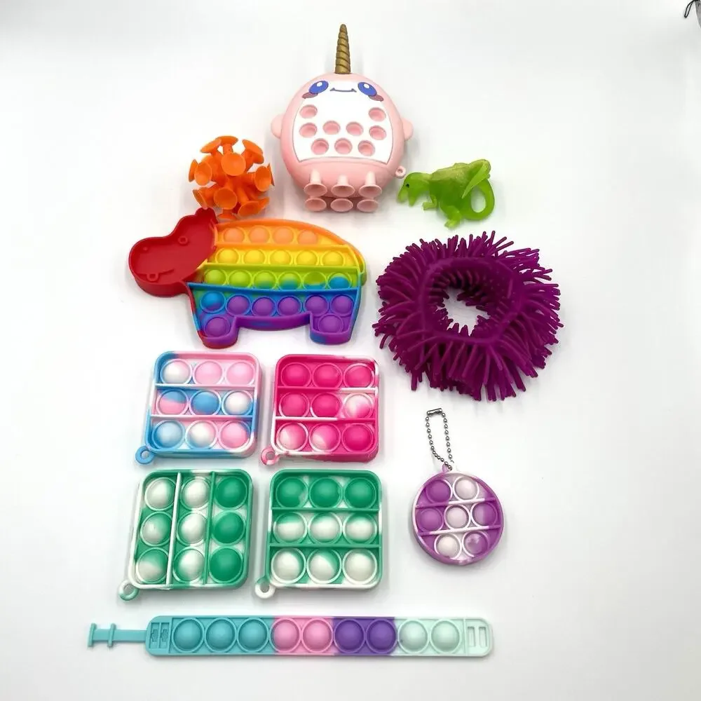 Sensory Fidget Toys Set Stress Relief Anti Anxiety Kid/ Adult Occasional Therapy